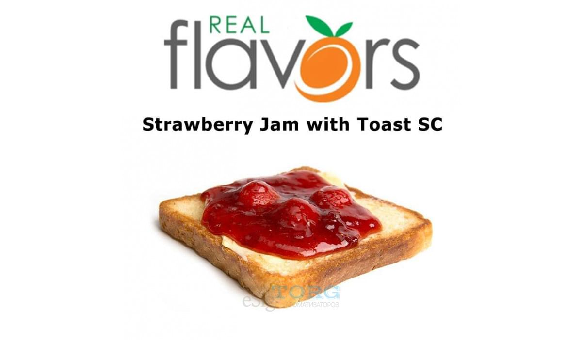 Real Flavors Strawberry Jam with Toast SC ароматизатор ✓ Цена 130 руб ✓  Купить в г Воронеж